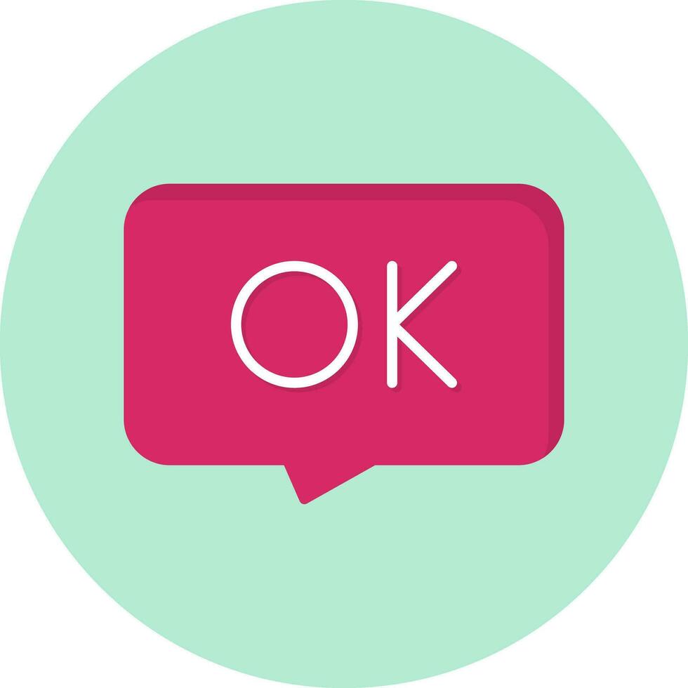 Ok Vector Icon