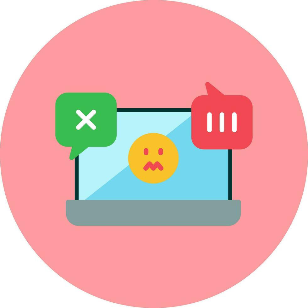 Cyberbullying Vector Icon