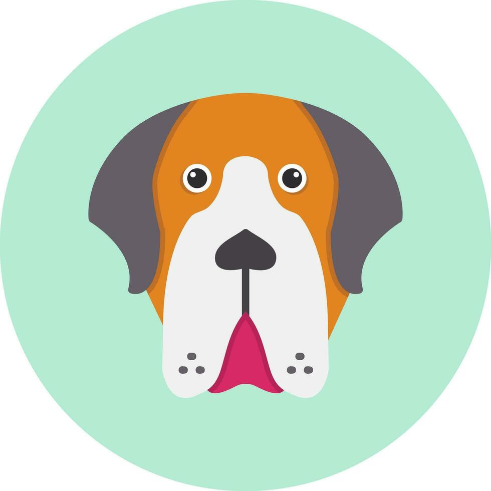 Saint Bernard Vector Icon