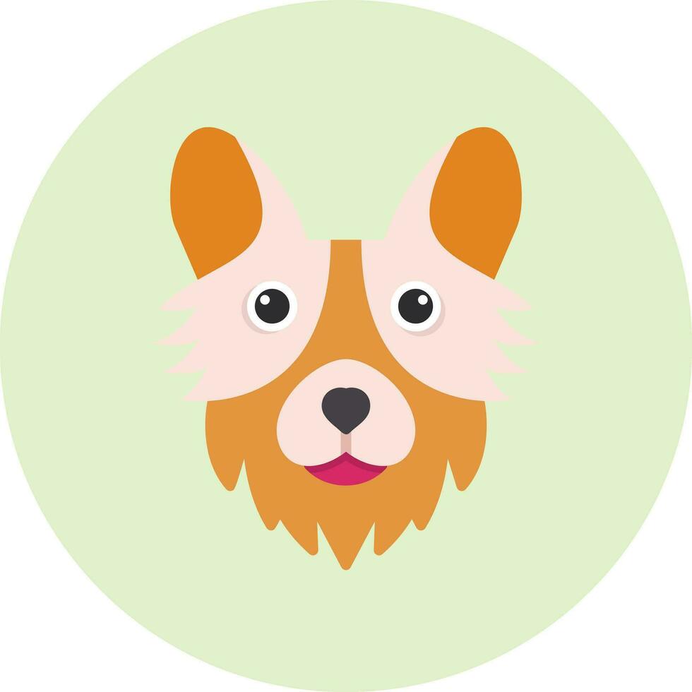 corgi vector icono