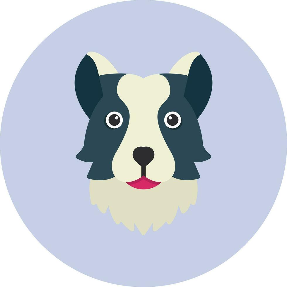 collie vector icono