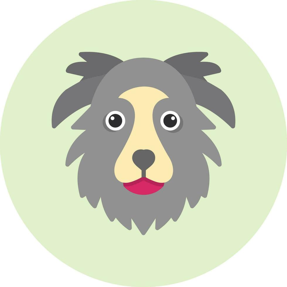 Border Collie Vector Icon