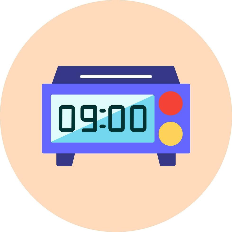 Digital Clock Vector Icon