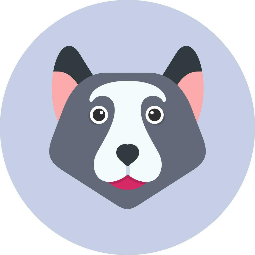 malamute vector icono