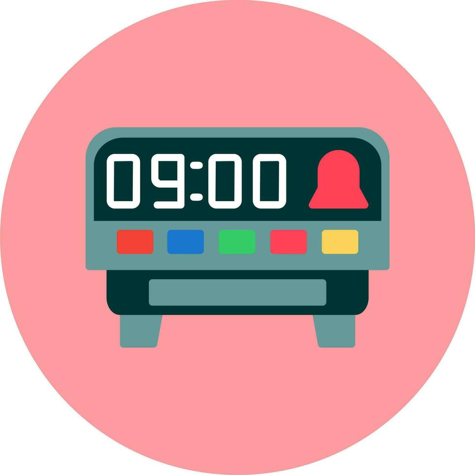 Digital Clock Vector Icon