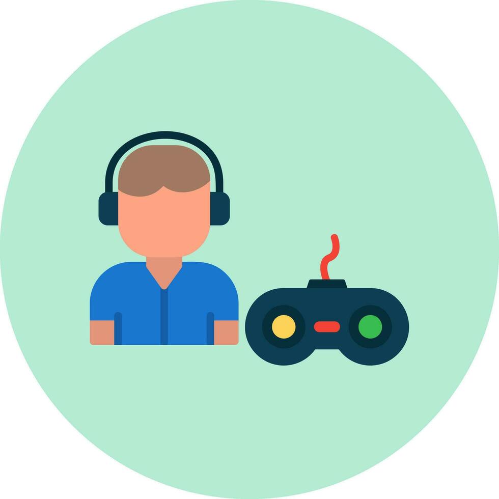 Gamer Vector Icon