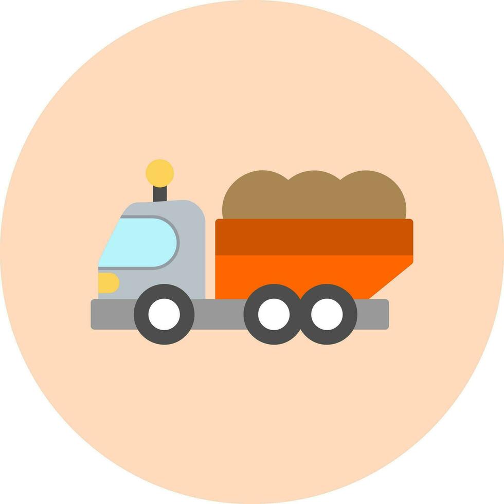 Dump Truck Vector Icon