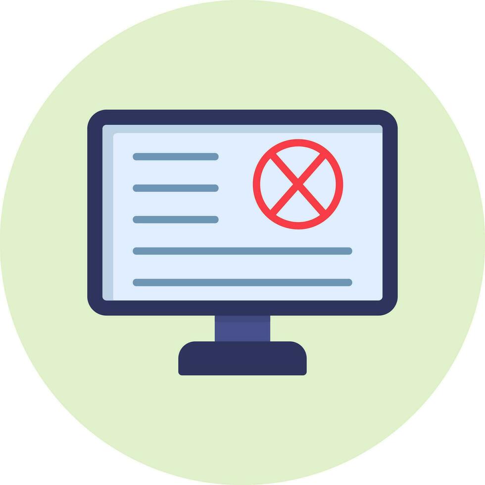 Error Vector Icon