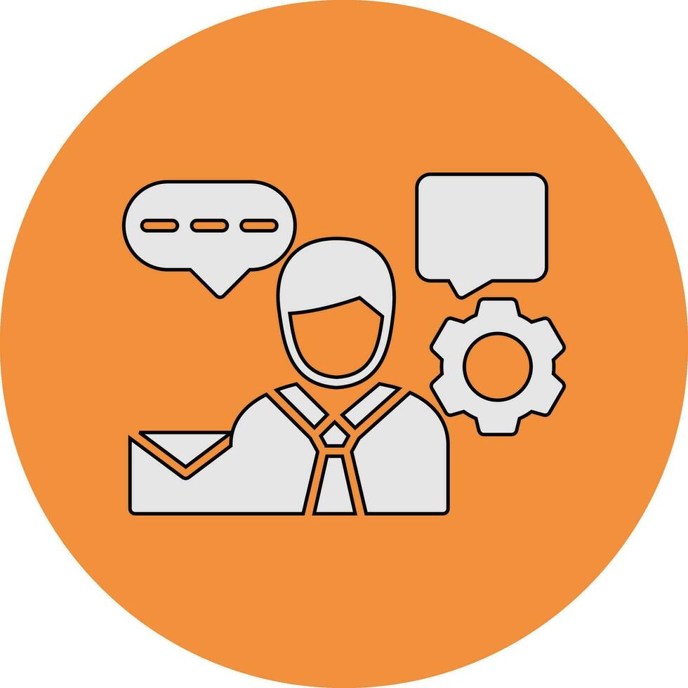 Client Support Vector Icon