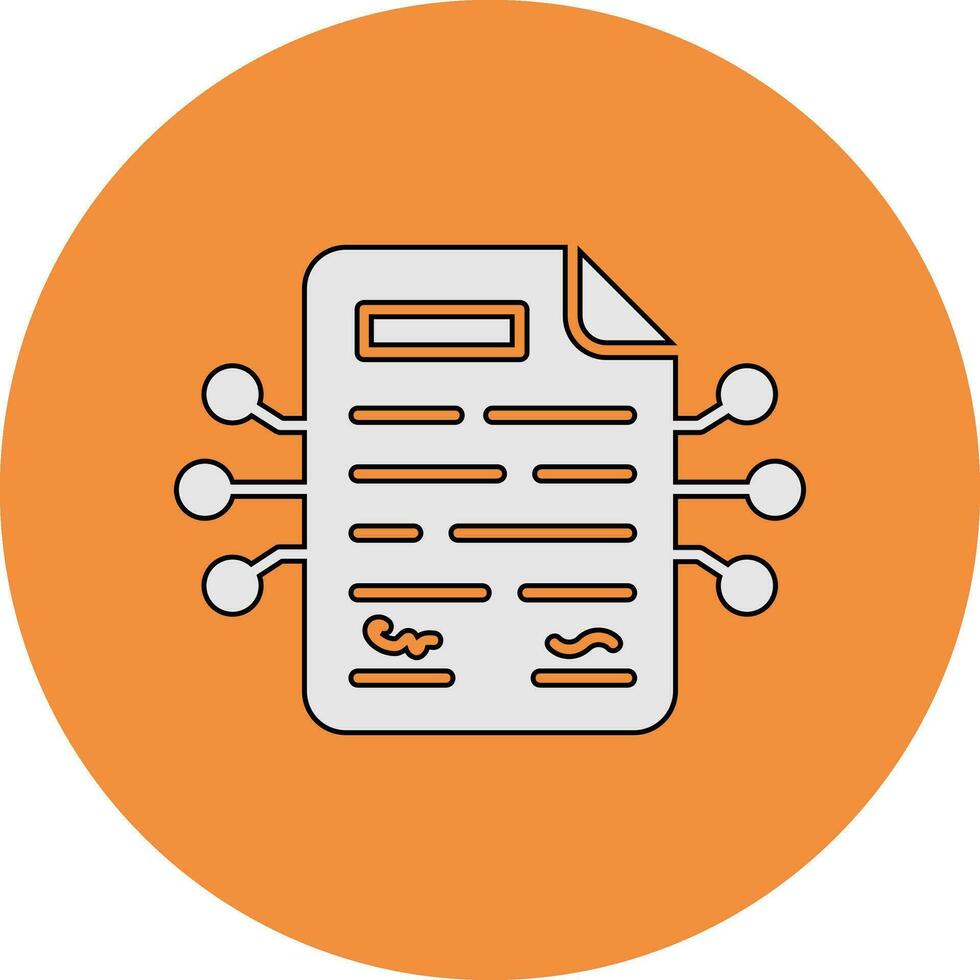 Smart Contracts Vector Icon