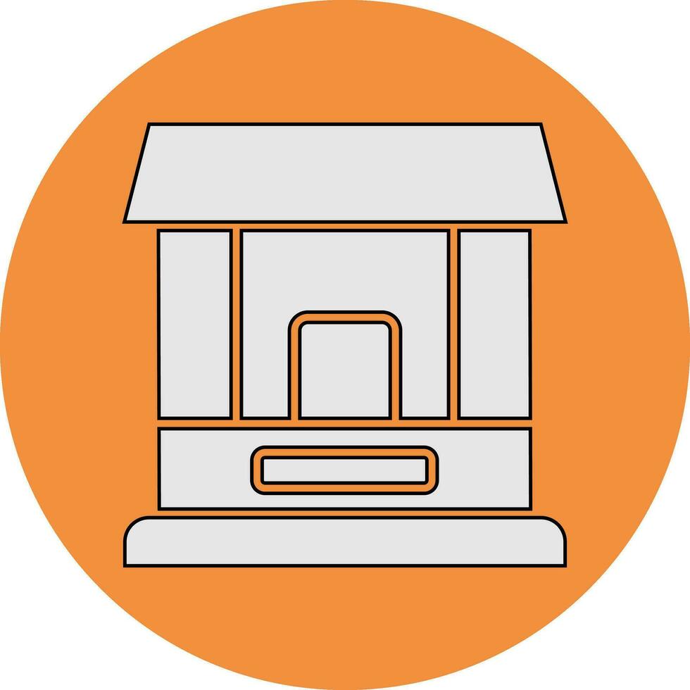 Ticket Window Vector Icon