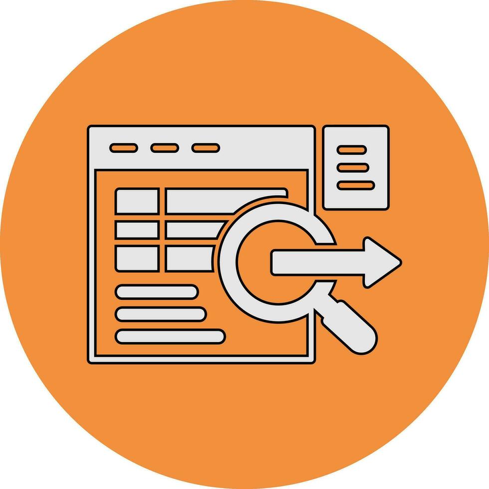 Data Query Vector Icon
