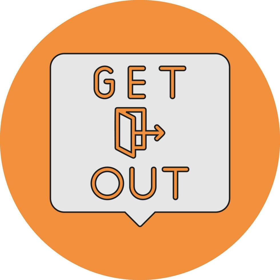 Get Out Vector Icon