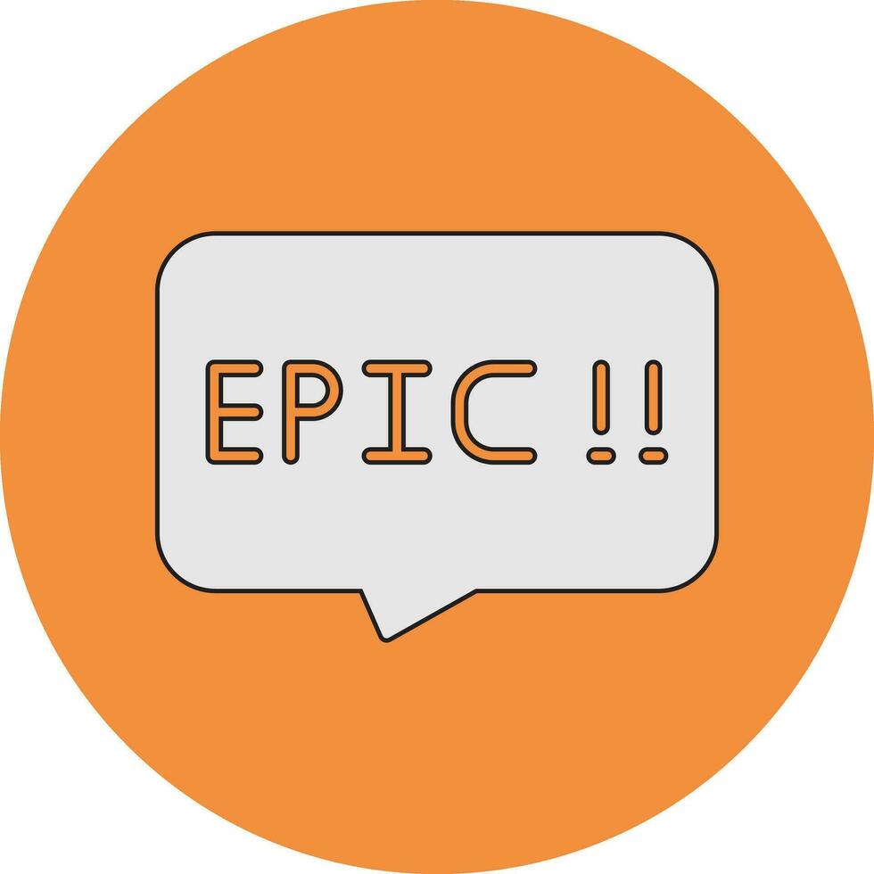 Epic Vector Icon