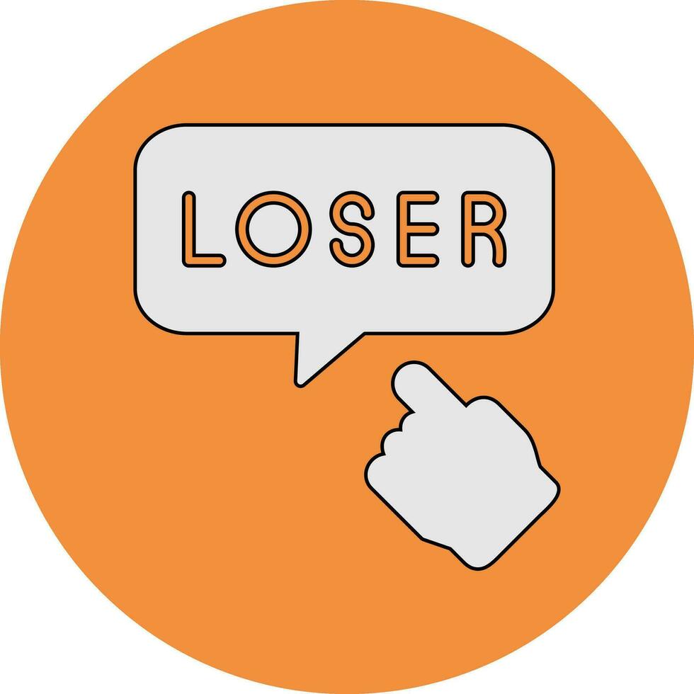 Loser Vector Icon