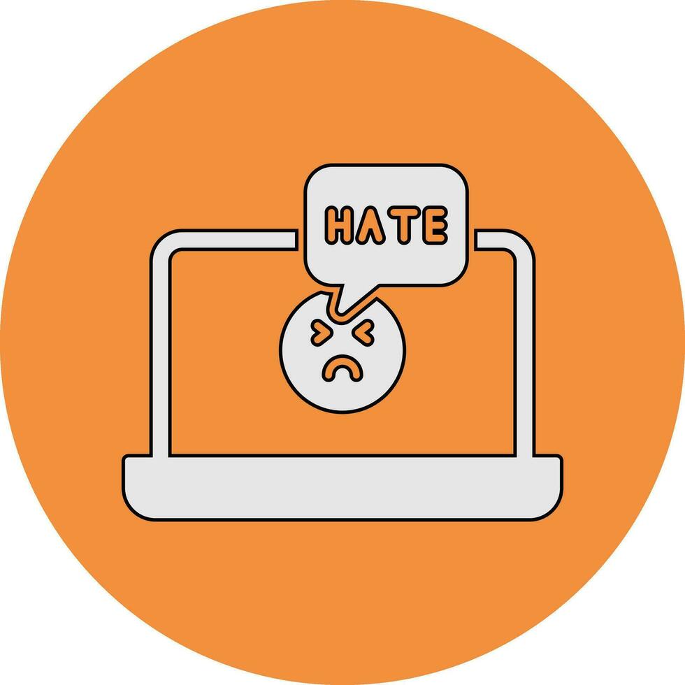 Hate Vector Icon