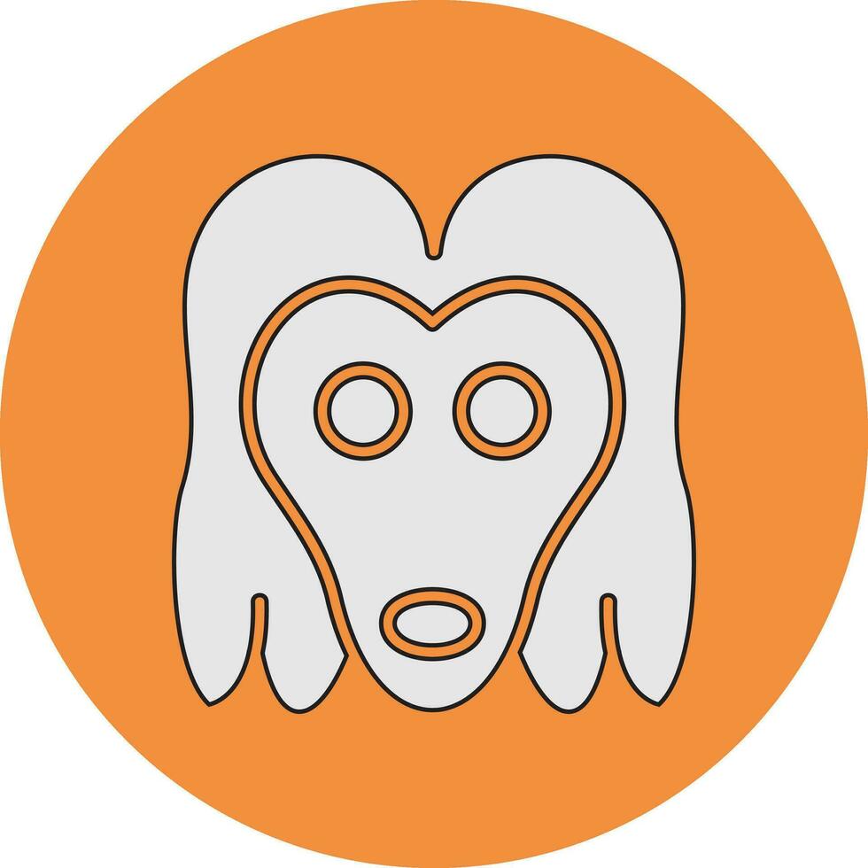 Afghan Hound Vector Icon