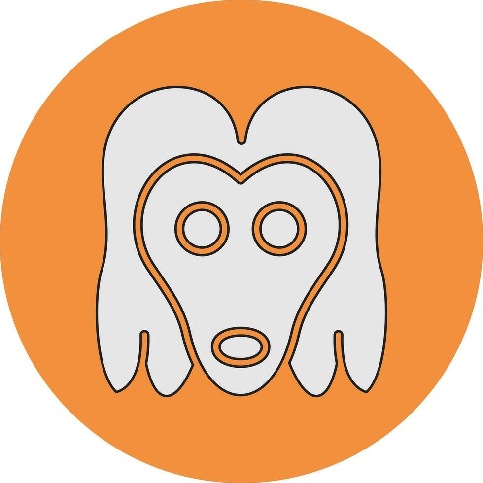 Afghan Hound Vector Icon