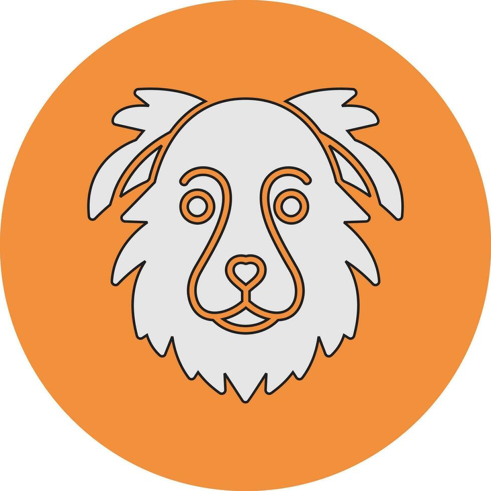Border Collie Vector Icon