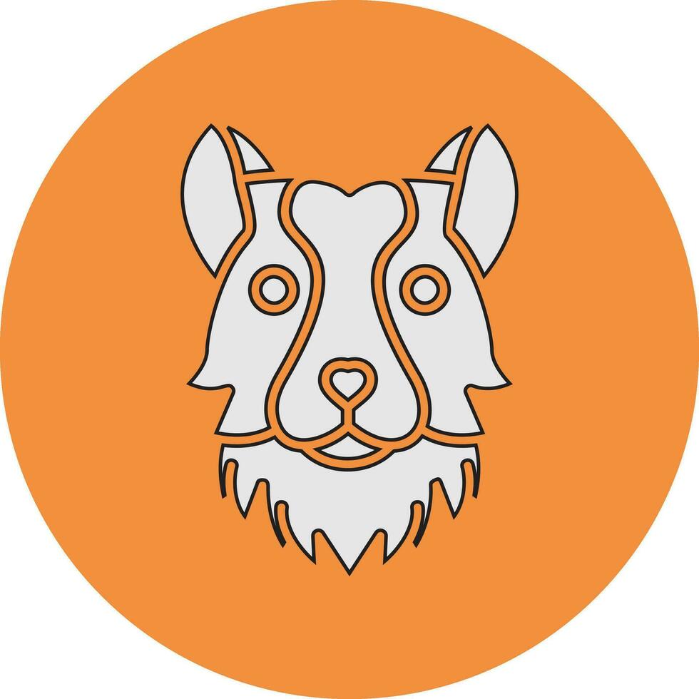 collie vector icono