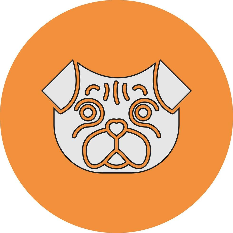 Pug Vector Icon