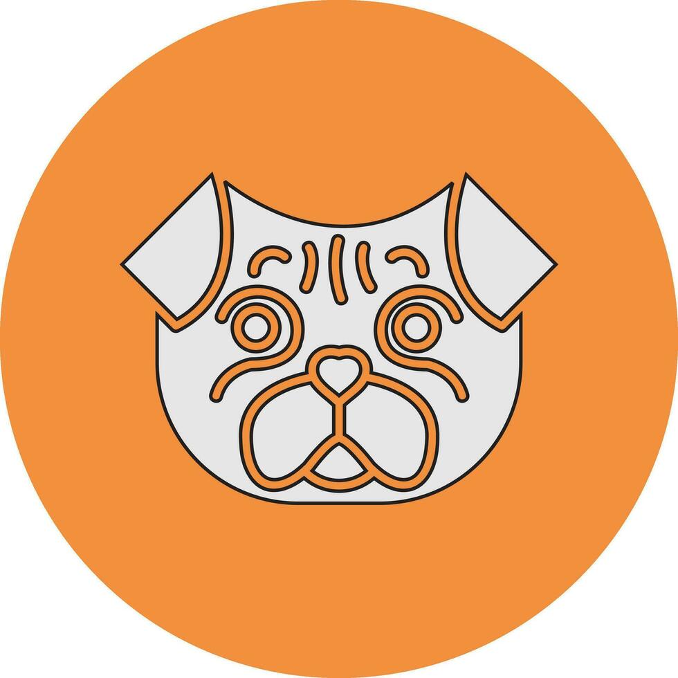 Pug Vector Icon