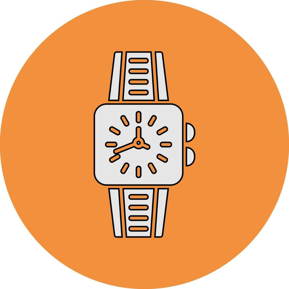 reloj, vector, icono vector