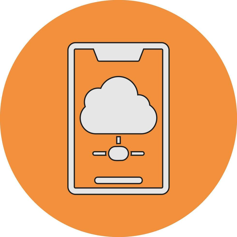 Cloud Data Vector Icon