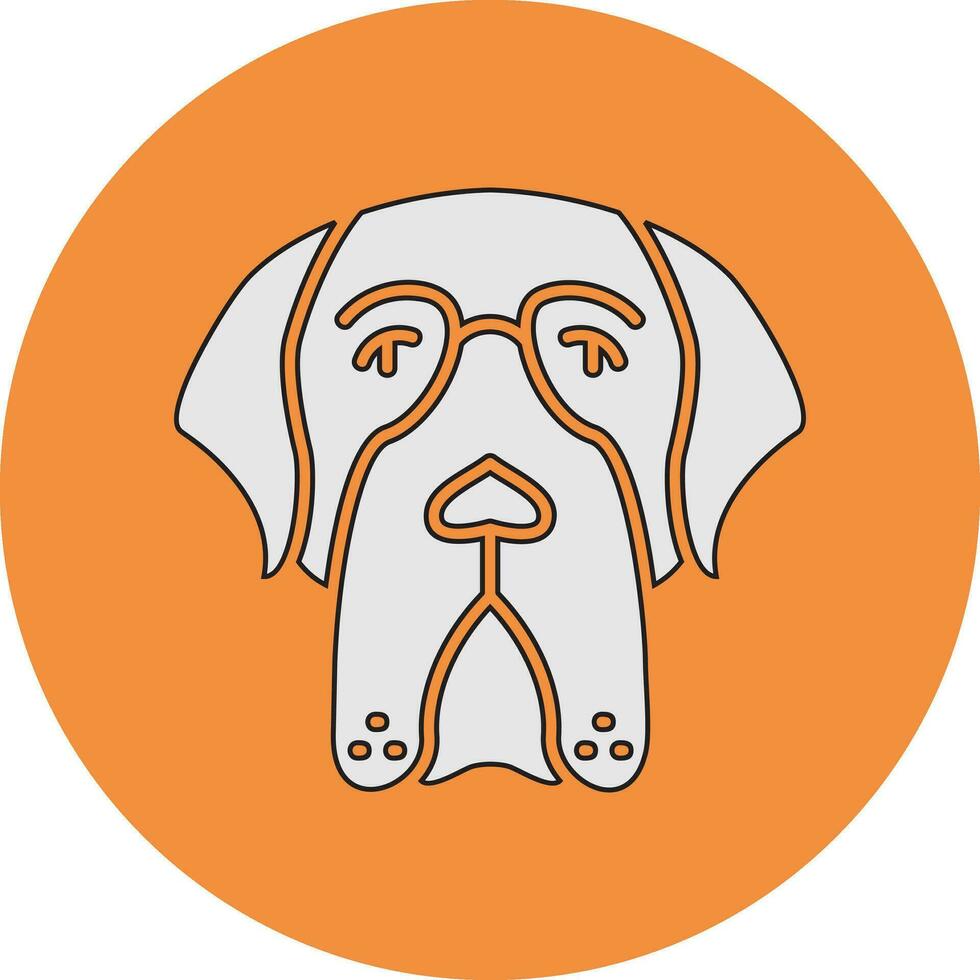 Saint Bernard Vector Icon