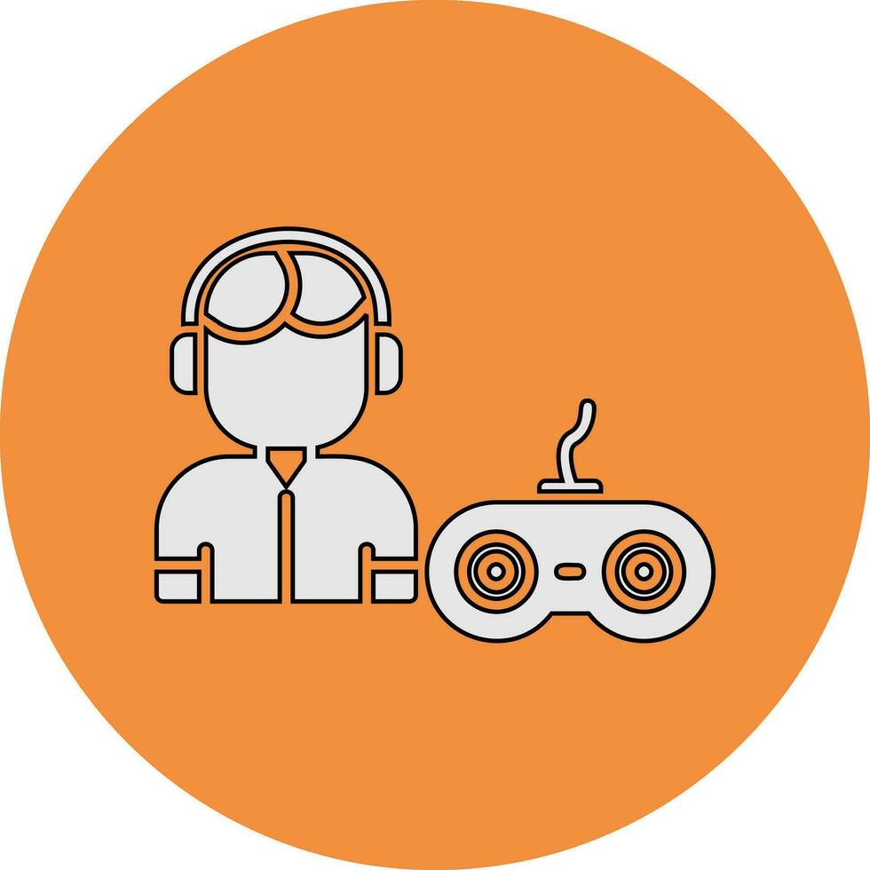 Gamer Vector Icon