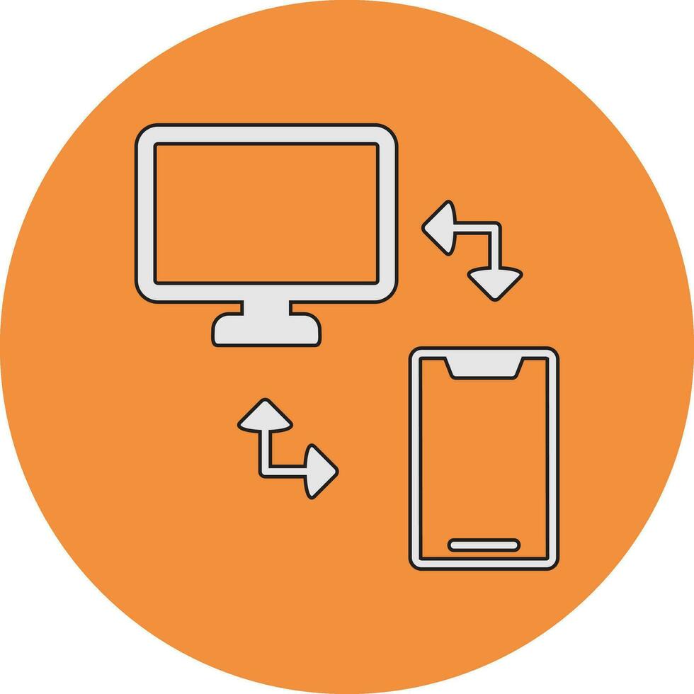 File Transfer Vector Icon