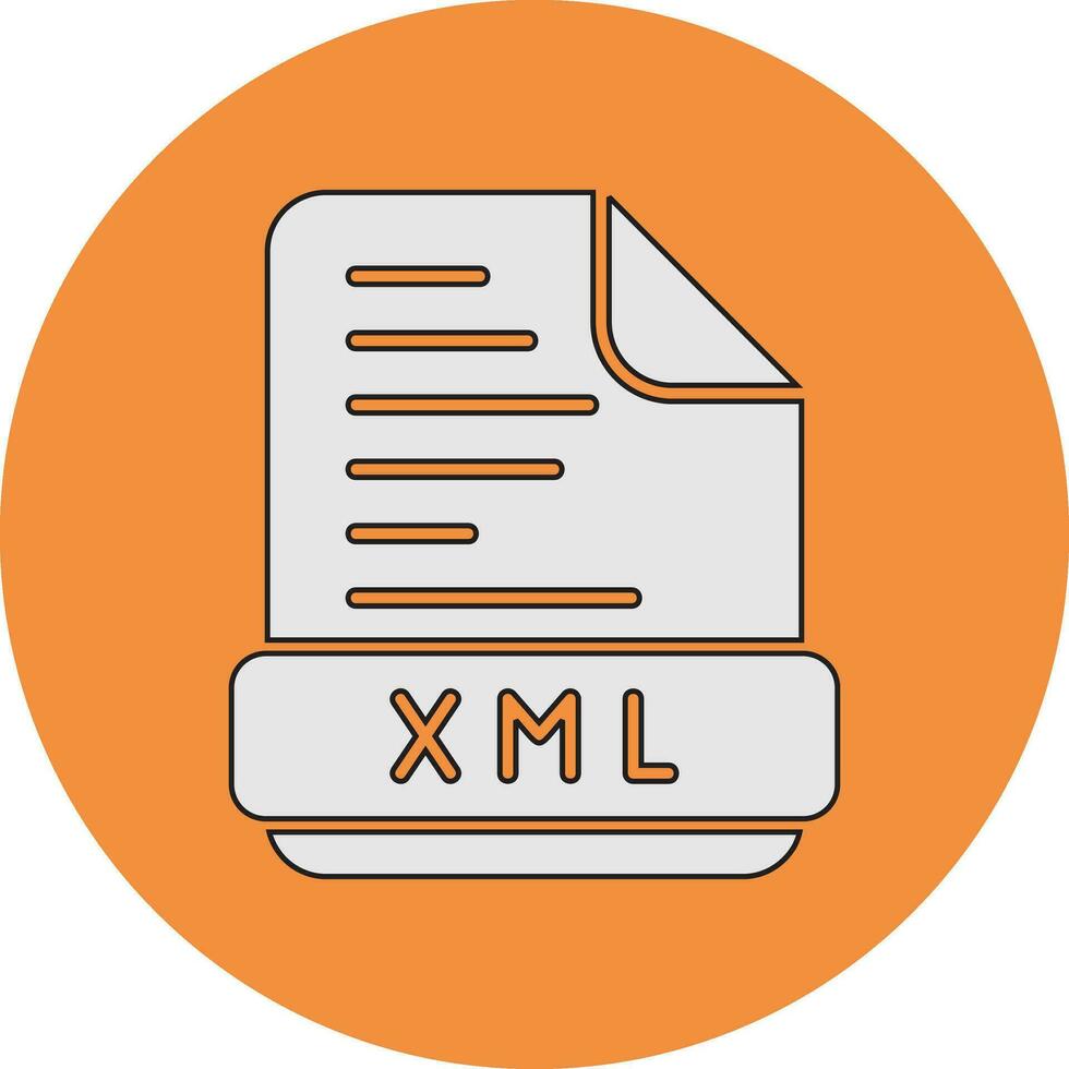 Xml Vector Icon