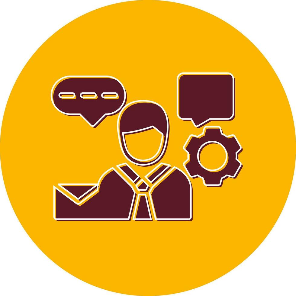 Client Support Vector Icon