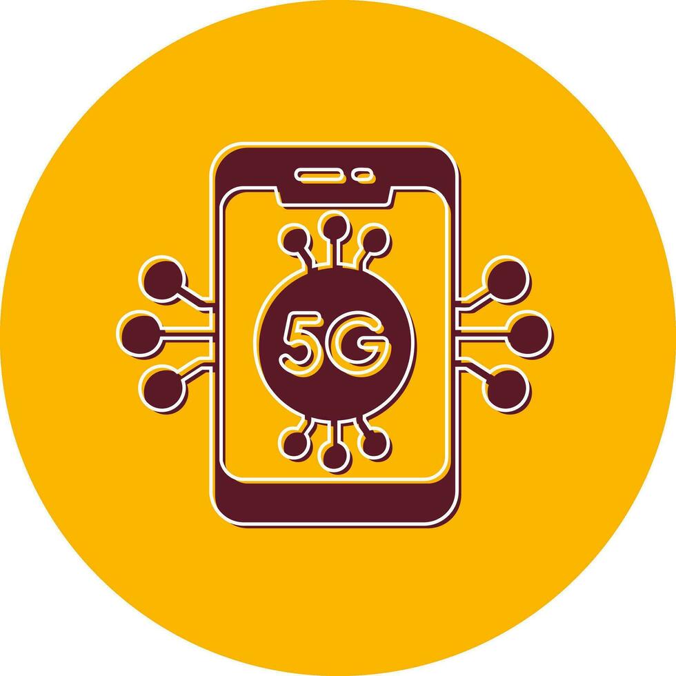 icono de vector de 5g