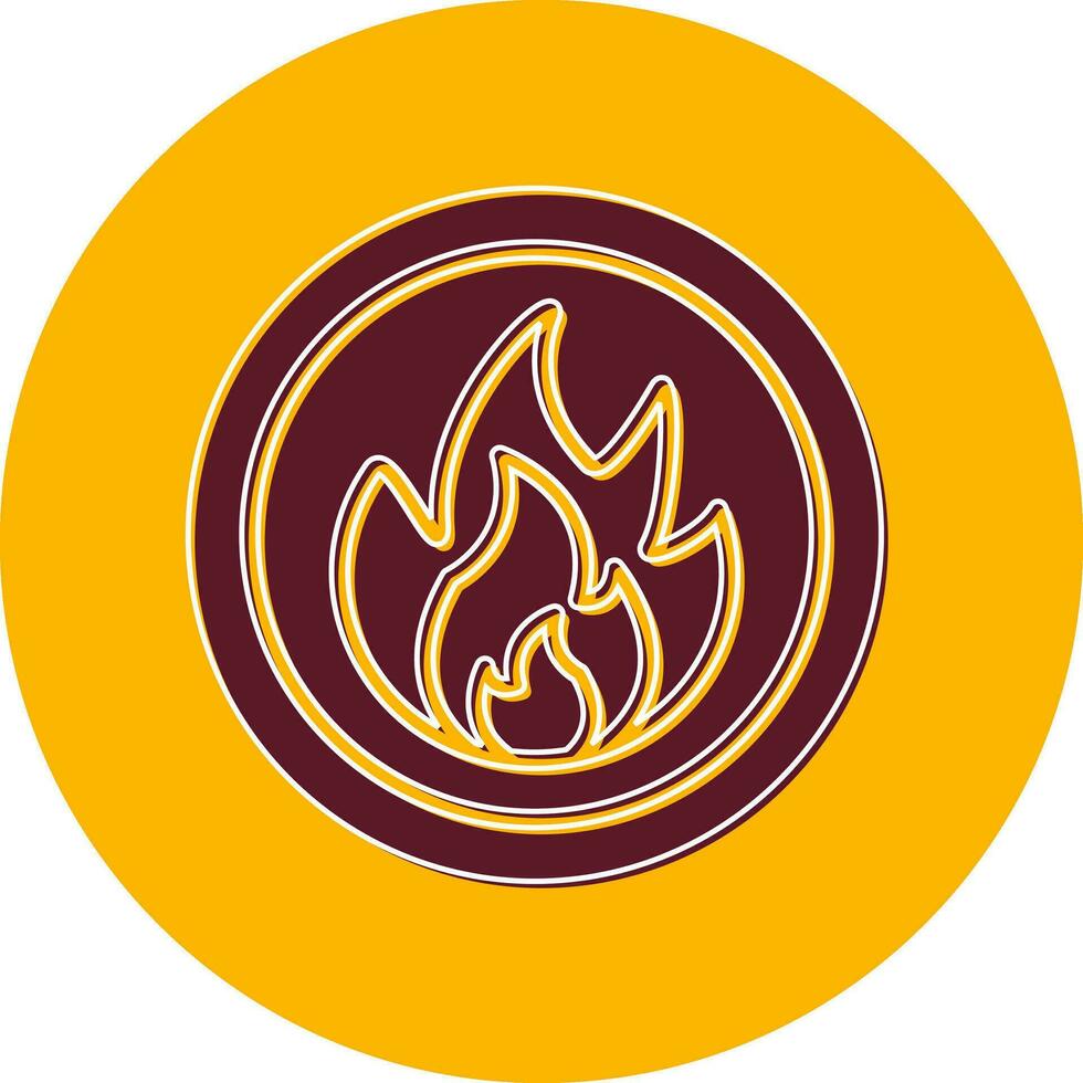 Flammable Vector Icon