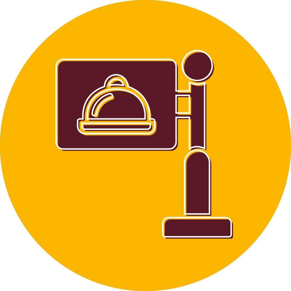 icono de vector de restaurante