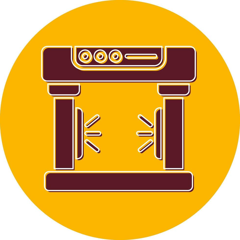 Metal Detector Vector Icon