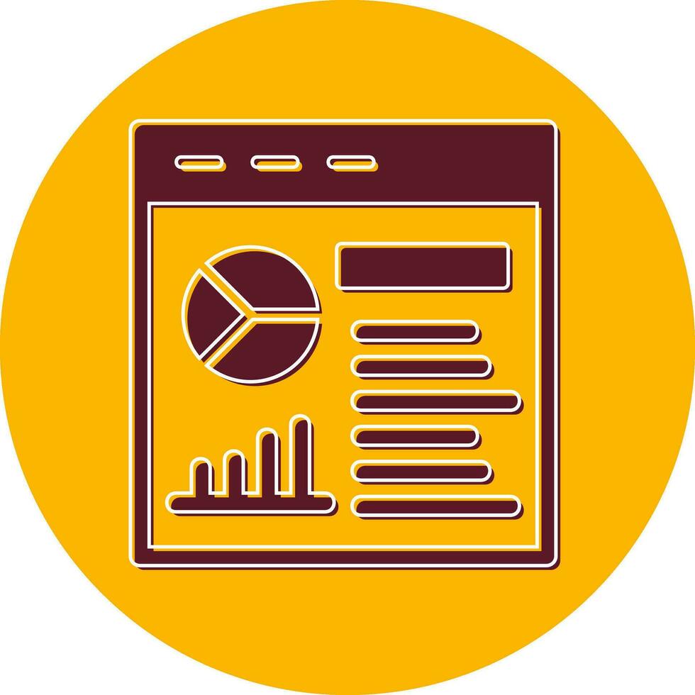 Data Monitoring Vector Icon