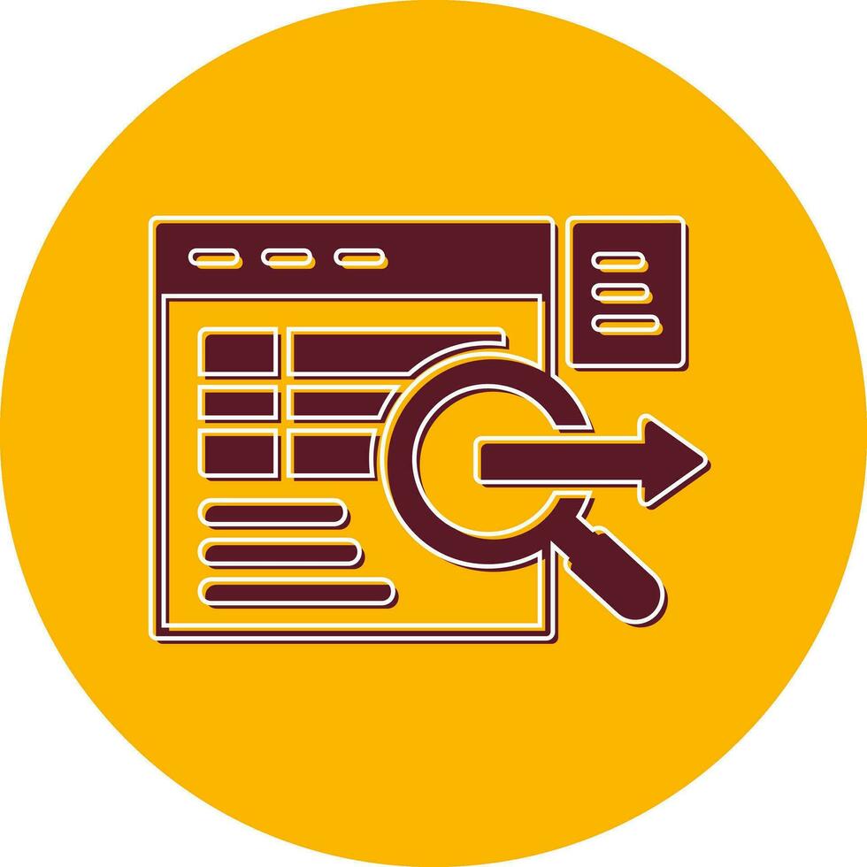 Data Query Vector Icon
