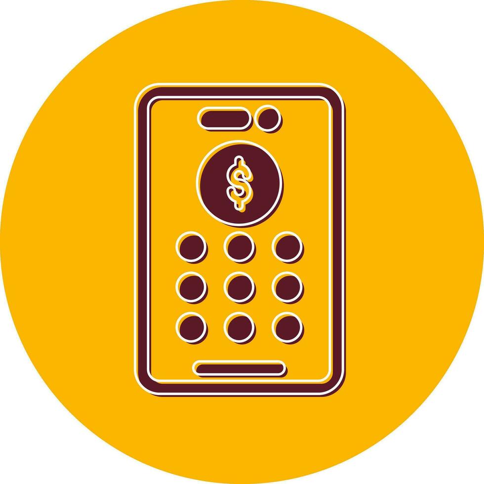 Banking Pin Code Vector Icon