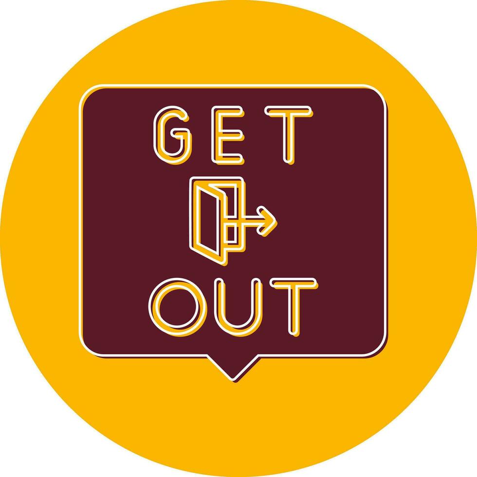 Get Out Vector Icon