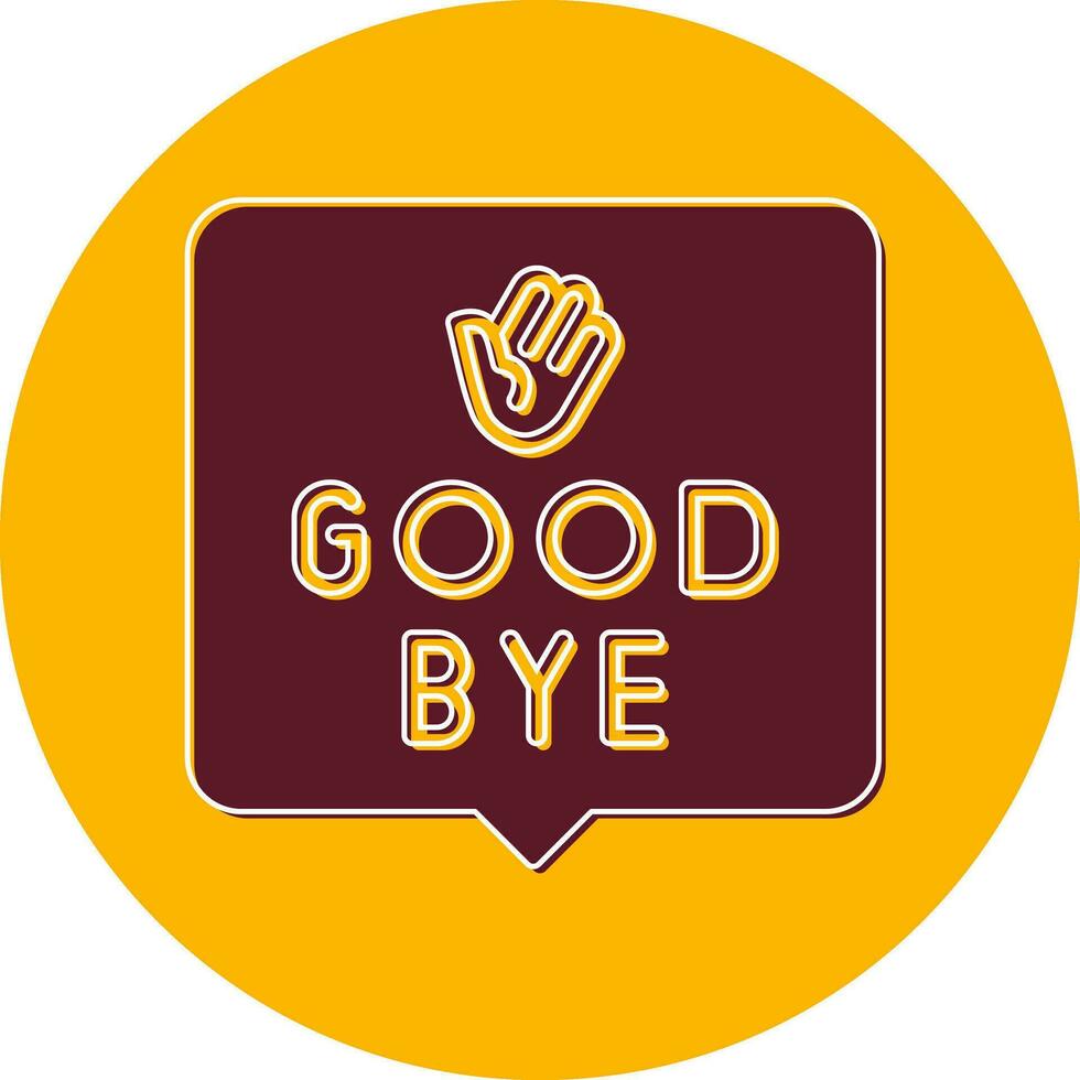 Good Bye Vector Icon