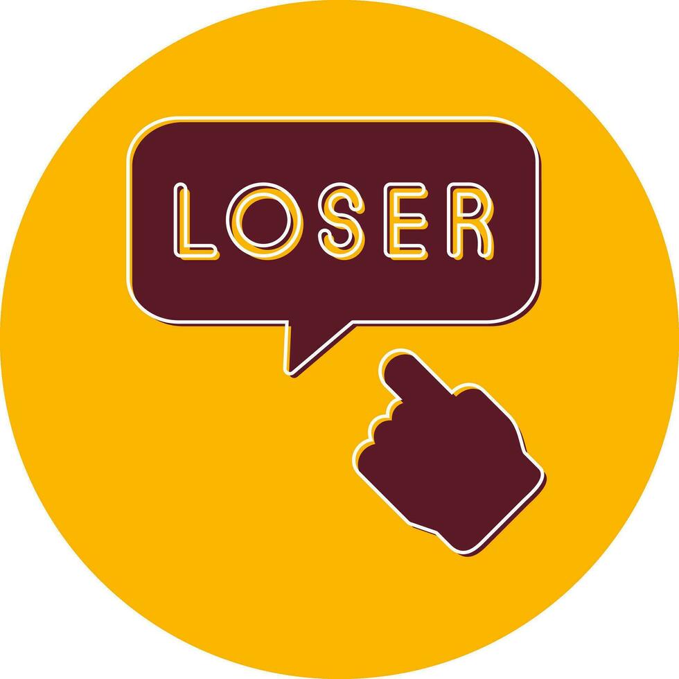 Loser Vector Icon