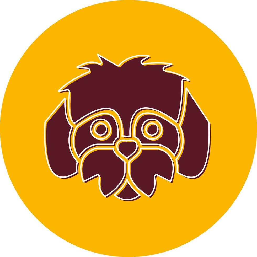 shih tzu vector icono