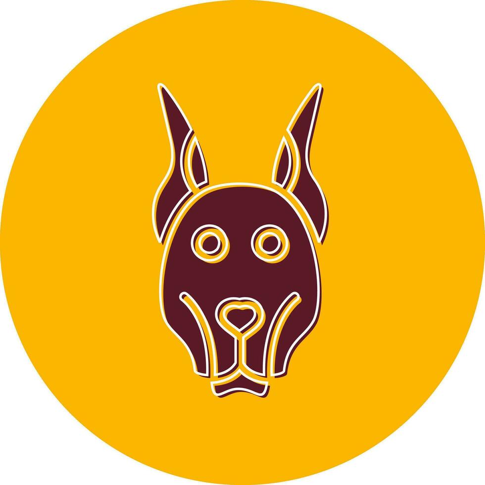 Doberman Vector Icon