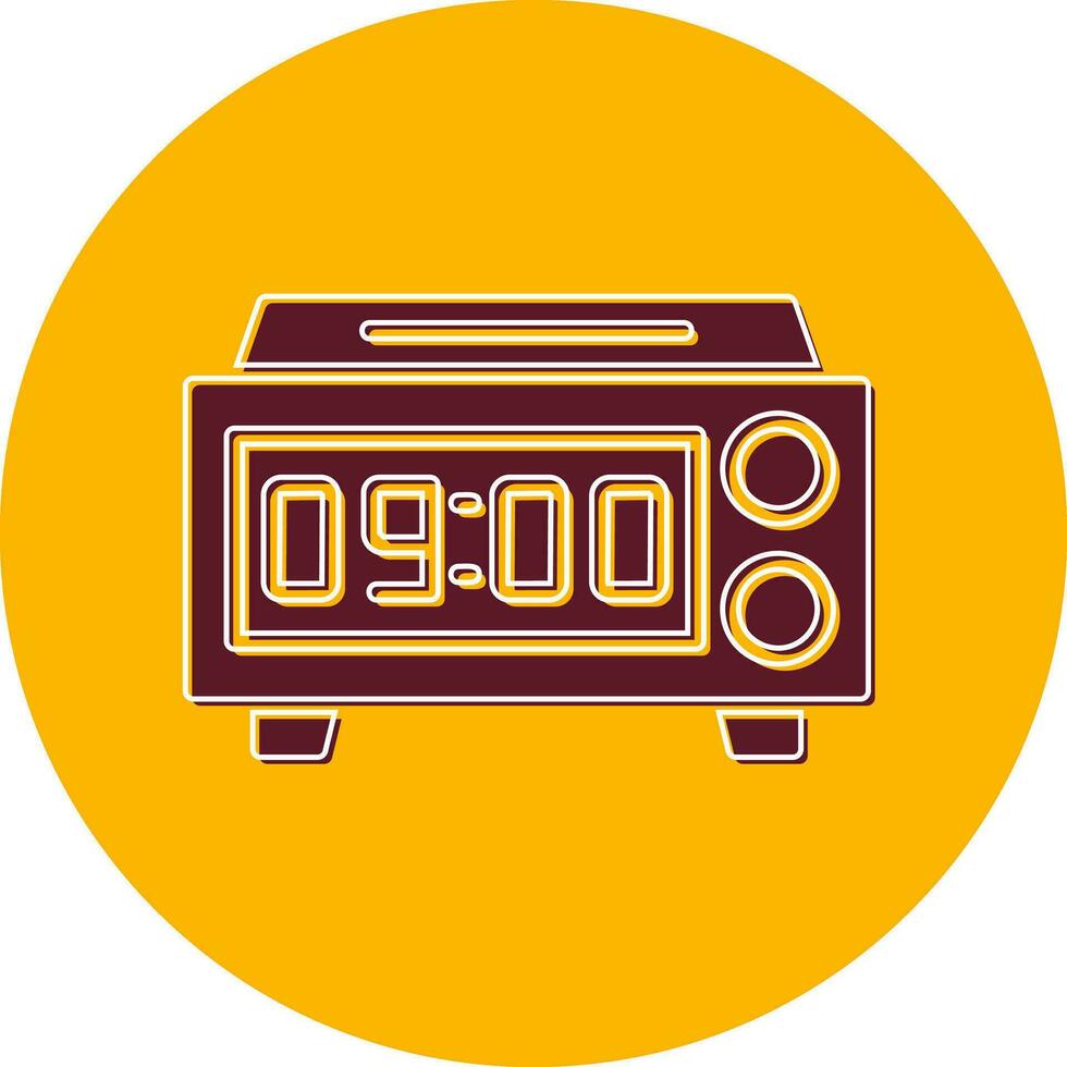 Digital Clock Vector Icon