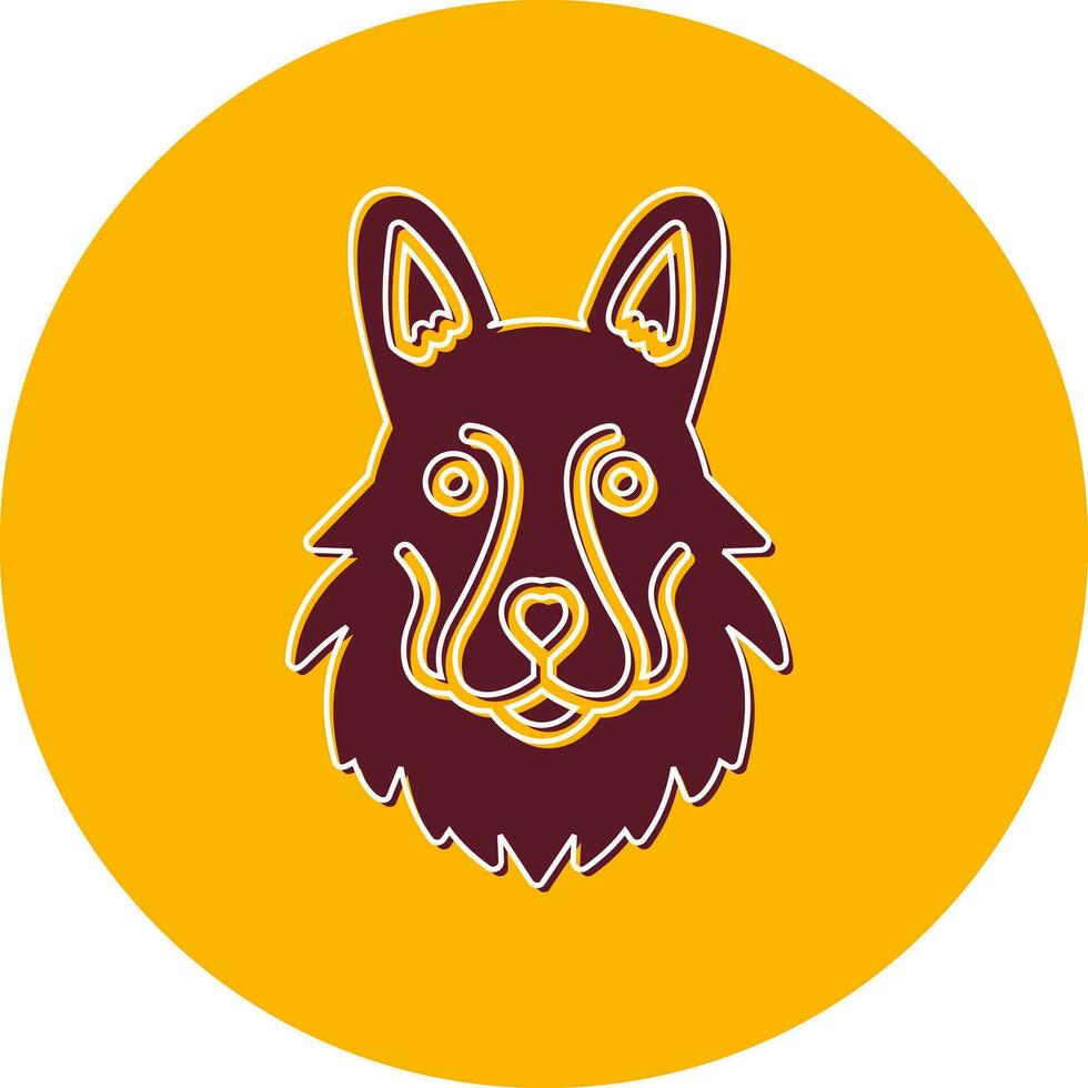 German Shepherd Vector Icon