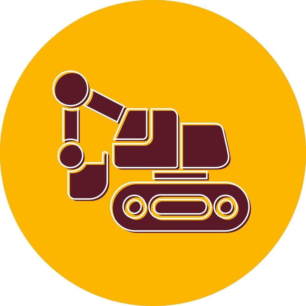 Excavator Vector Icon