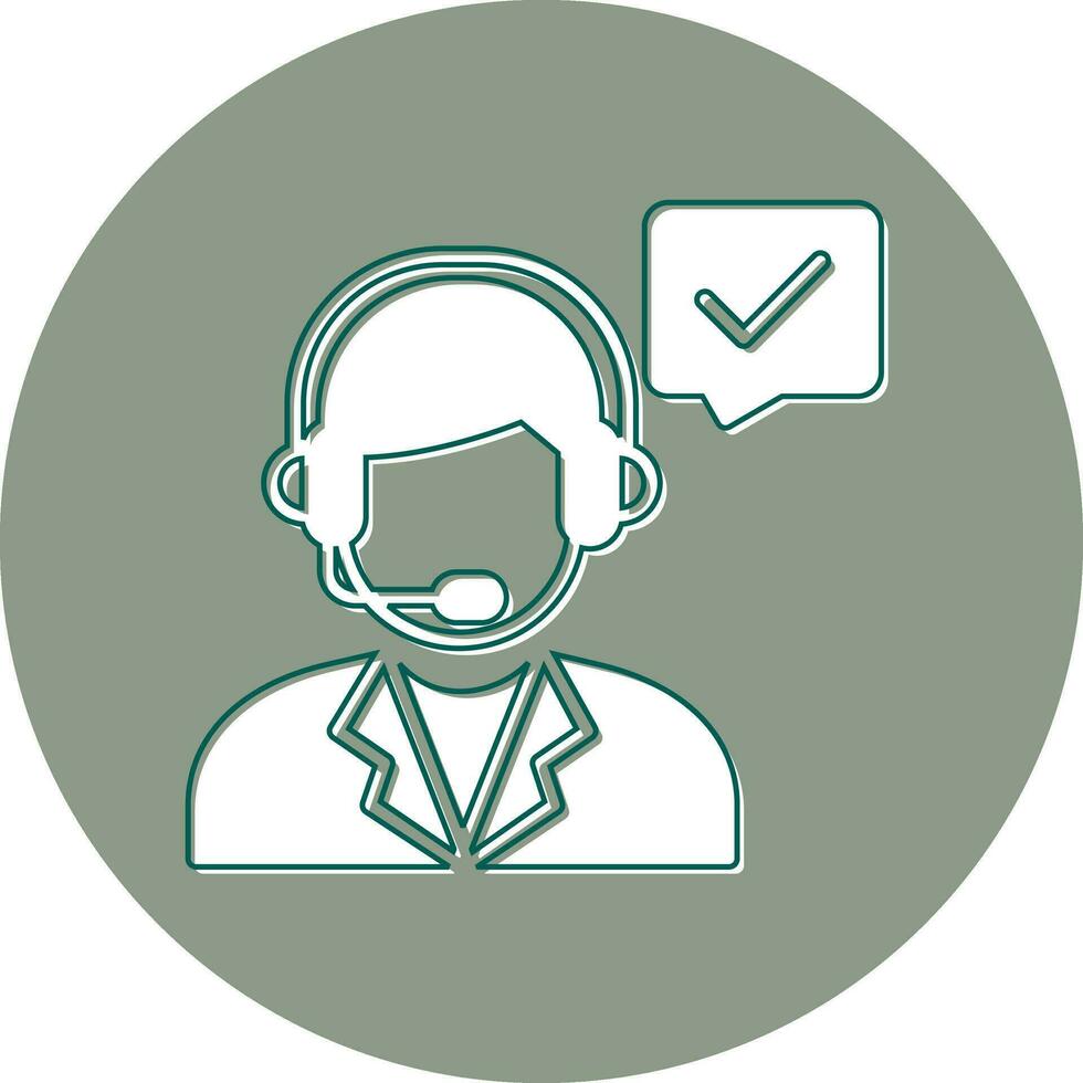 Customer Service Vector Icon