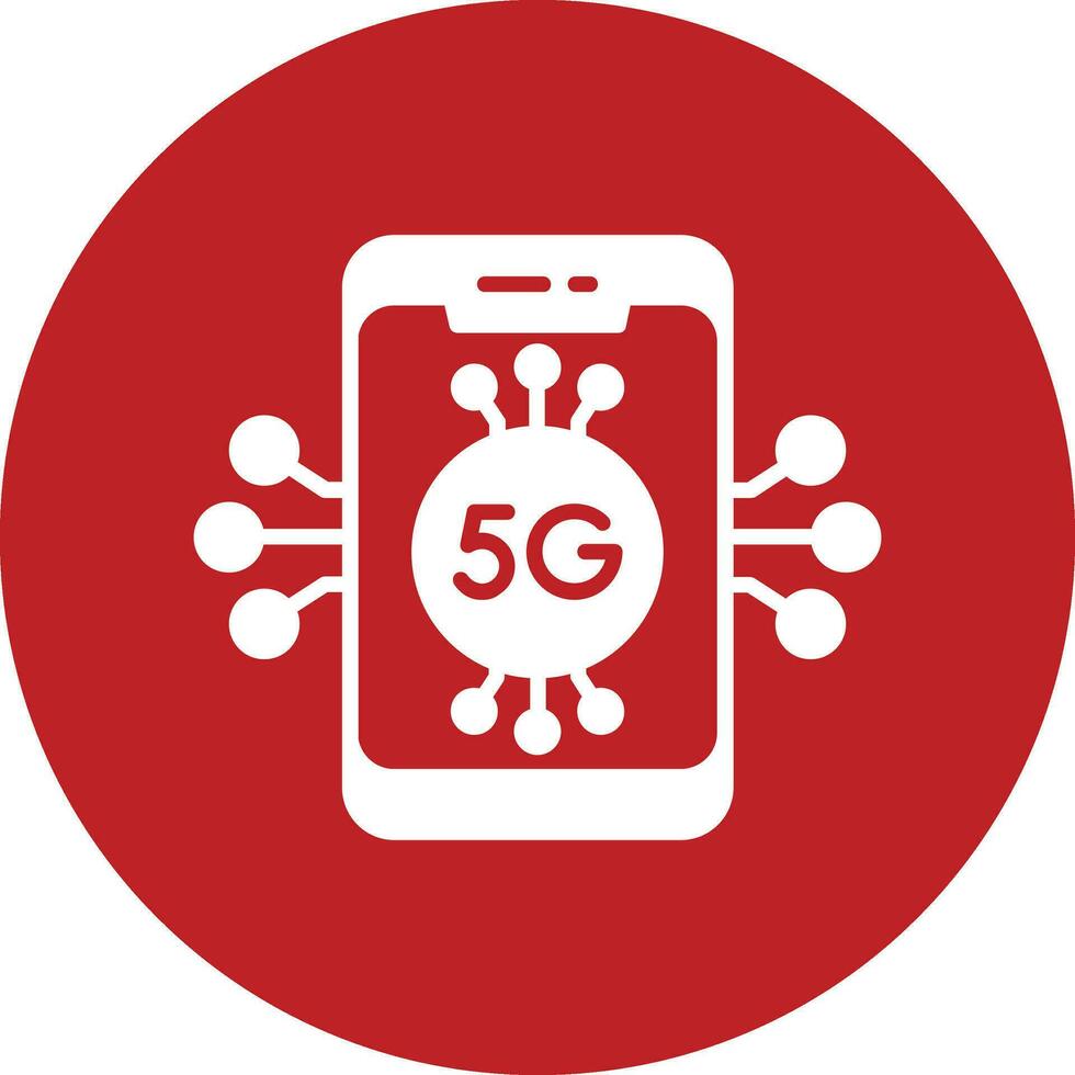 icono de vector de 5g